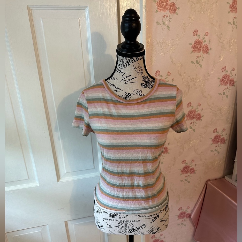 BETTY COOPER AMERICAN EAGLE STRIPED SHIRT